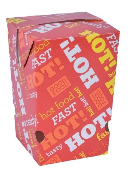Chip Carton Large Hot Food Fast 91x91x135mm K028S0247